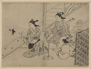 Woodblock Prints Japan Prints: Shadow puppets