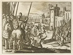 Historical Bible Events Prints: Sheba Rebels