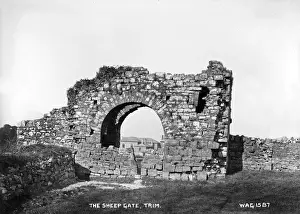 Early 1900s Irish Landmarks Prints: The Sheep Gate, Trim