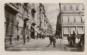 Sherif Pasha Street in Alexandria, Egypt Sherif Pasha Street in Alexandria, Egypt