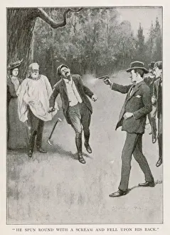 Sherlock Holmes Prints: The Adventure of the Solitary Cyclist Print