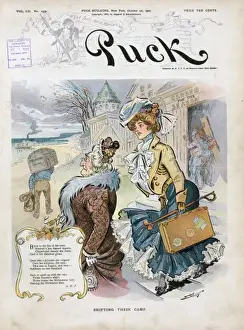 Puck Magazine Cartoons Online Prints: Shifting their camp