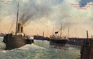 Dover Harbour Scene Prints: Ships at Dover