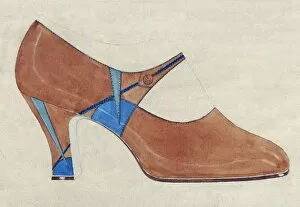 Good shoes will take you good places Collection: Shoe design in brown and blue