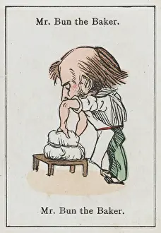 Mr Bun the Baker Print, 1861