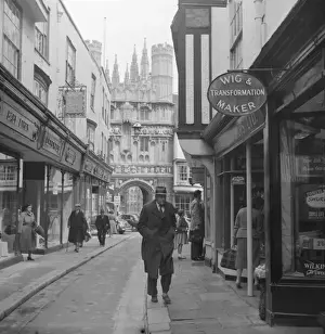 Chester Shopping Street Print
