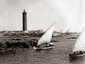 Sialboats near Alexandria, Egypt, circa 1880s Sialboats near Alexandria, Egypt, circa 1880s