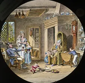 Lantern Slide Collection Prints: Sickness and Repentence