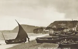 Vintage Beach Photos Prints: Sidmouth, Devon - The Beach