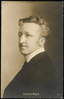German Opera Composers Prints: Siegfried Wagner / Postcd