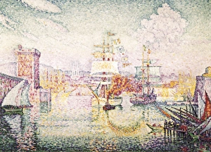 SIGNAC, Paul. Entrance to the Port SIGNAC, Paul. Entrance to the Port