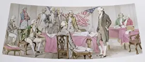 Print of The Signing of the Declaration of Independence