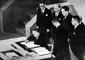 The Signing of the Japanese Peace Treaty, San Francisco, 195 The Signing of the Japanese Peace Treaty, San Francisco, 195