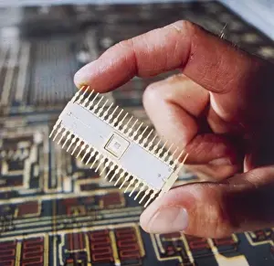 Silicon Chip Print, 1981
