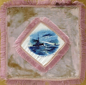 Silk souvenir entitled The Watch on the North Sea Silk souvenir entitled The Watch on the North Sea