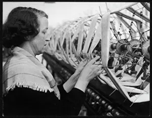 Lancashire Industrial Heritage Prints: Silk Worker in Burnley