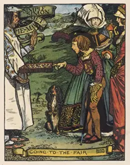 Historical Nursery Rhymes Prints: Simple Simon
