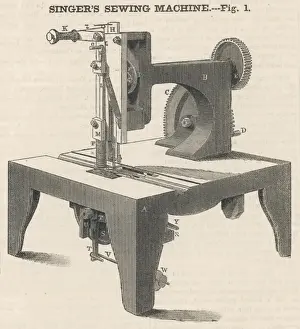 Singer Sewing Machine Prints: Singer Sewing Machine