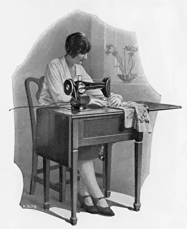Singer Sewing Machine Prints: Singer Sewing Machine - model 66K
