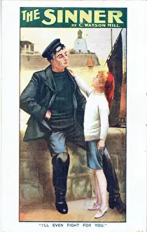 Vintage Theatrical Prints: The Sinner by C Watson Mill