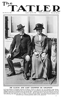 Sir Claude and Lady Champion de Crespigny, Tatler cover Sir Claude and Lady Champion de Crespigny, Tatler cover