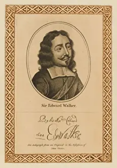 Historical Figure Portraits UK Prints: Sir Edward Walker