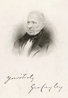 Sir George Cayley Aviation Pioneer Print
