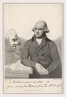 Sir Herbert Croft Print: Portrait of a Literary Figure