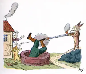 Caricature Print of the Duke and Bunnygorst (1899)