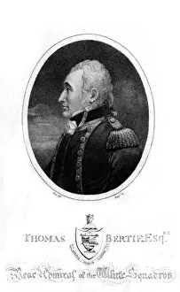 British Naval Officers Prints: Sir Thomas Bertie
