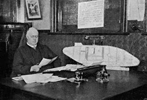 Prints of Sir William Ashbee Tritton (1875 - 1946). Military engineer who was largely responsible for inventing the tank during World War One Date: 1917 Tanks And Armored Vehicle Prints: Sir William Tritton Print - Tank Inventor 1917