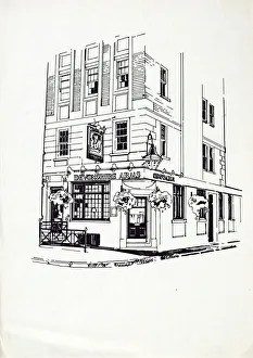 Sketch of Devonshire Arms, Marylebone, London Sketch of Devonshire Arms, Marylebone, London