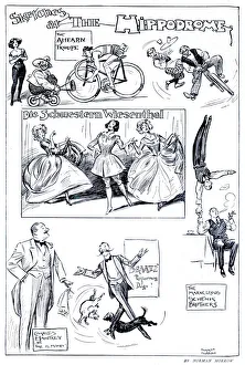 Sketches at the Hippodrome, 1909 by Norman Morrow Sketches at the Hippodrome, 1909 by Norman Morrow
