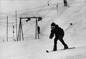 Skiing In Switzerland Prints: Skiing Restaurant