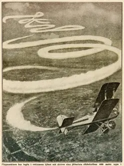 Historical Aviation Prints: SKYWRITING