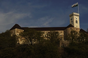 Slovenia. Ljubljana. Castle. Built in the 12th century. The Slovenia. Ljubljana. Castle. Built in the 12th century. The