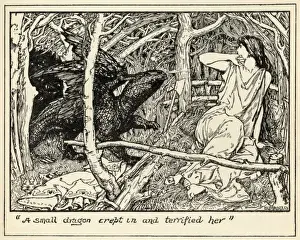 A Small Dragon Print