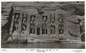 The small temple at Abu Simbel, Egypt The small temple at Abu Simbel, Egypt