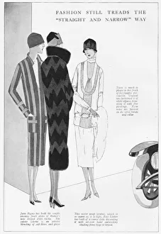 Three smart representations of current Parisian fashions Three smart representations of current Parisian fashions