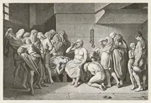 Ancient Greek Philosophy Images Prints: Socrates / Hemlock / Anon