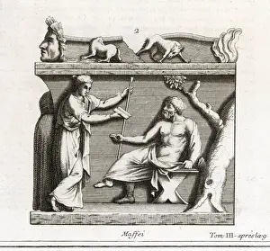Classical Art Prints Online Prints: Socrates & Xanthippe (2)