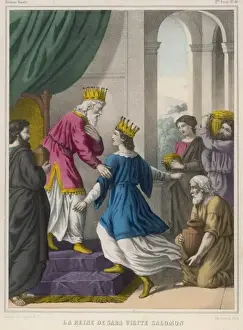 Old Testament Artwork Online Prints: Solomon and Q of Sheba