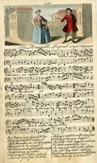 18th Century Print of The Reasonable Request Song