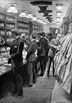 London and North-Western Train Mail Sorting Print