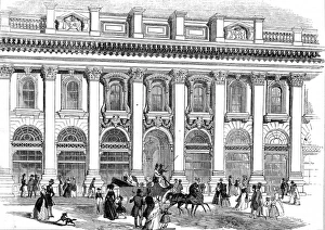 The South Entrance of the Royal Exchange, London, 1844 The South Entrance of the Royal Exchange, London, 1844