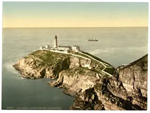 Historical Photographs UK Prints: South Stack Lighthouse, Holyhead, Wales