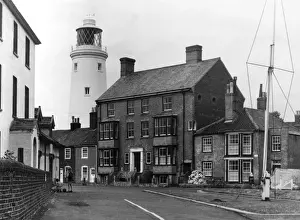 Southwold Lighthouse Print, Suffolk, England 1889
