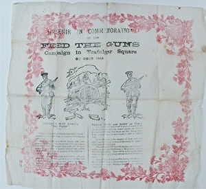 Souvenir serviette - FEED THE GUNS Campaign - WWI Souvenir serviette - FEED THE GUNS Campaign - WWI