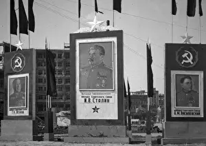 WW2 Soviet Poster Print: Stalin, Zhukov and Vasilevsky