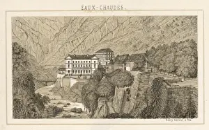 Print of the Spa of Eaux-Chaudes
